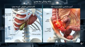 درد سمت راست شکم اپاندیس است یا کیسه صفرا