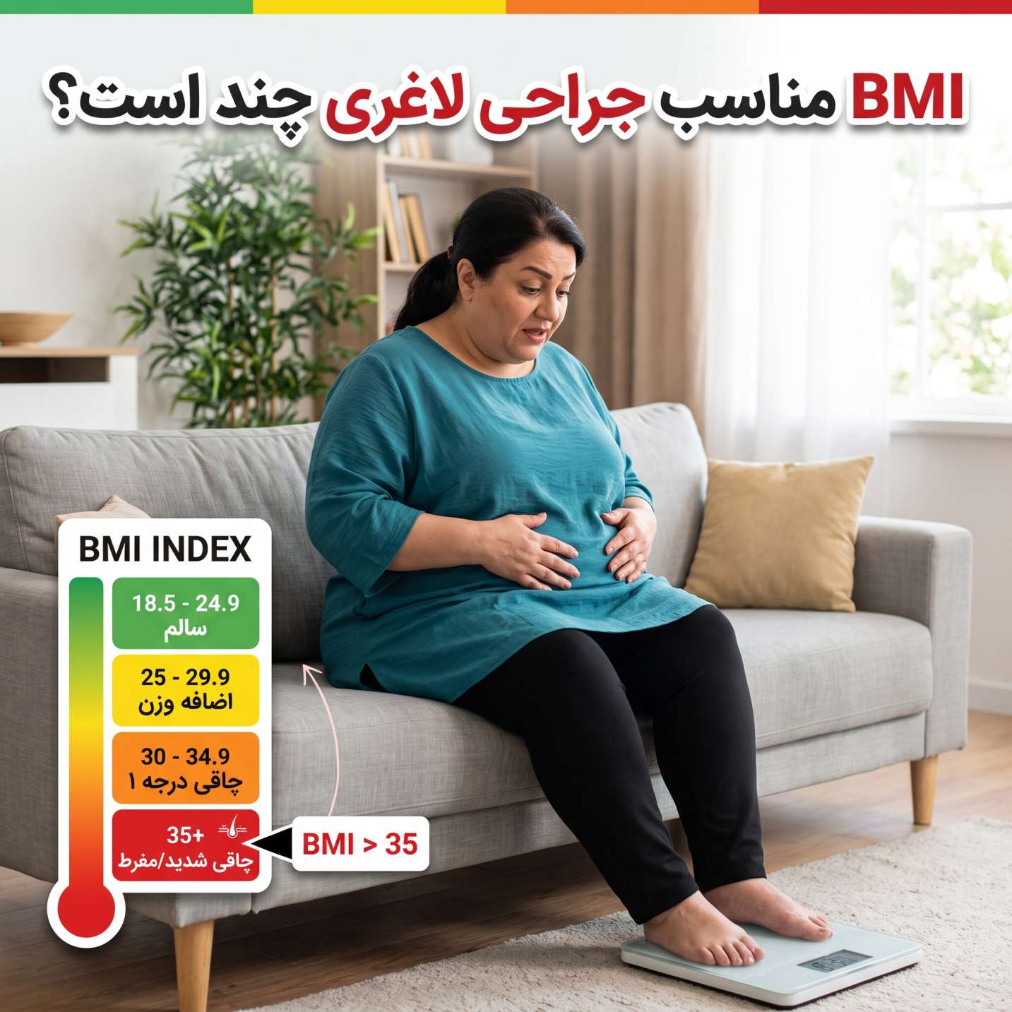 BMI مناسب برای جراحی لاغری چقدر است